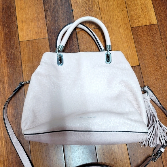 Vince Camuto Elva Almond Light Pink Satchel - Picture 5 of 14